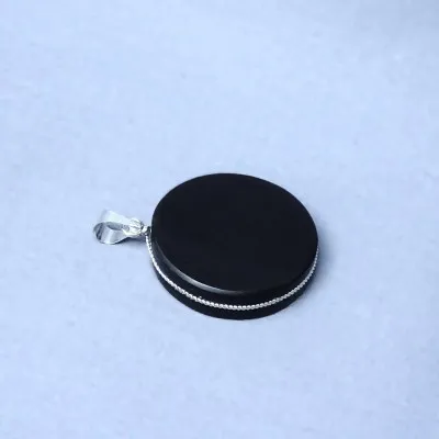 Obsidián šamanský amulet - přívěšek, Mexiko