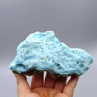 Aragonite natural blue 431g, Afghanistan