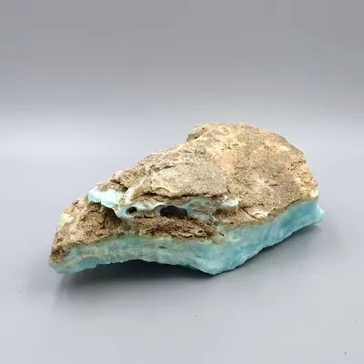 Aragonite natural blue 785g, Afghanistan