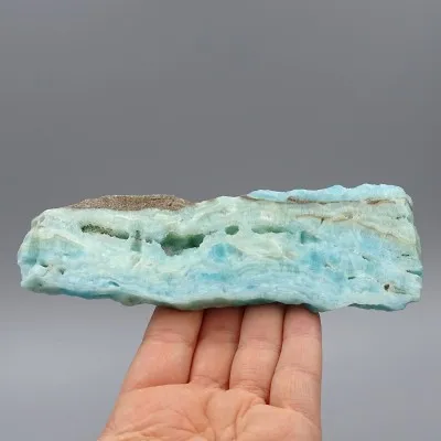 Aragonite natural blue 141g, Afghanistan