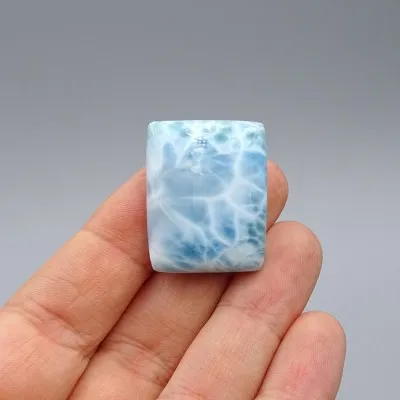 Larimar natural polished cabochon 12g, Dominican Republic