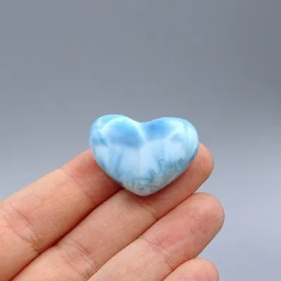 Larimar natürlich polierter Cabochon 11,1g, Dominikanische Republik