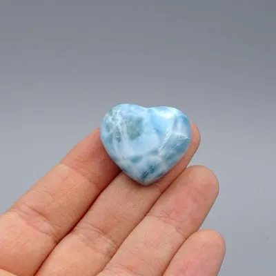 Larimar natural polished cabochon 12.2g, Dominican Republic