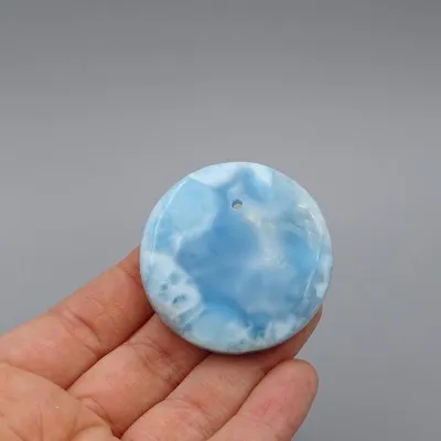 Larimar natürlich polierter Cabochon 37,4g, Dominikanische Republik