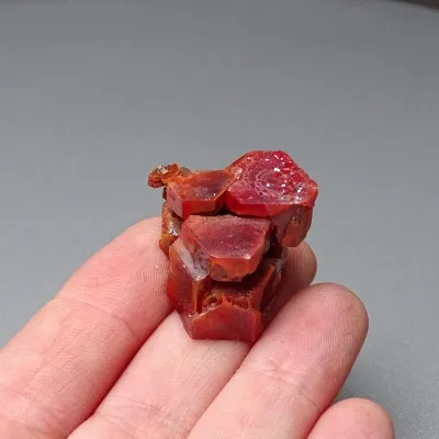 Vanadinite natural mineral - crystals 29.7g, Morocco