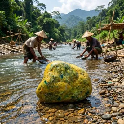Jadeit přírodní valoun 2360g, Barma (Myanmar) | MINERALS-STONES®