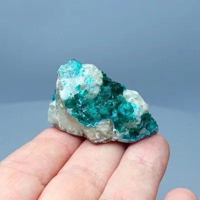 Dioptas natürliche Kristalle 24,2g, Kongo | MINERALS-STONES