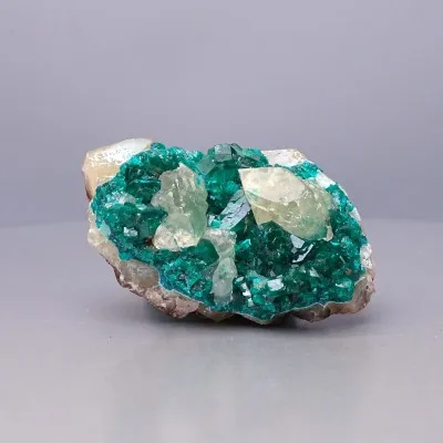 Dioptas natürliche Kristalle 63,5g, Kongo | MINERALS-STONES