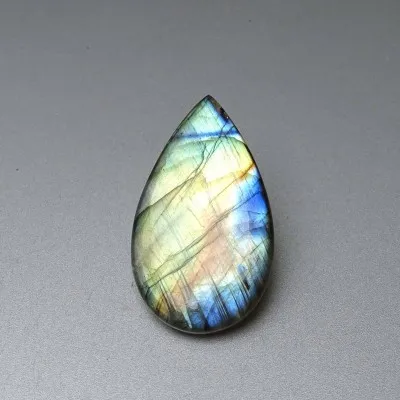 Labradorite natural polished cabochon 16.5g, Madagascar