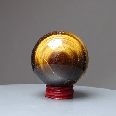 Tygří oko leštěný minerál koule 263g, Namibie | MINERALS-STONES®