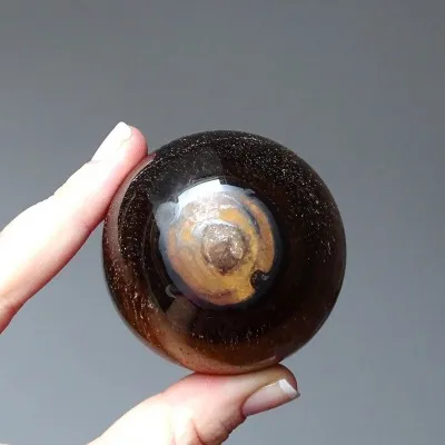 Tygří oko leštěný minerál koule 263g, Namibie | MINERALS-STONES®