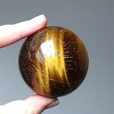 Tygří oko leštěný minerál koule 263g, Namibie | MINERALS-STONES®