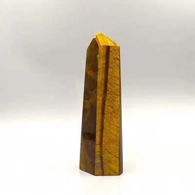 Polierte Tigeraugen-Mineralienkugel 394g, Namibia | MINERALS-STONES