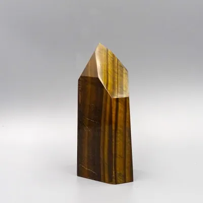 Polierte Tigeraugen-Mineralienkugel 502g, Namibia | MINERALS-STONES