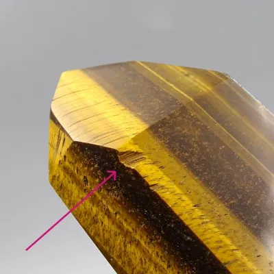 Tiger's eye polished mineral 854g, Namibia | MINERALS-STONES