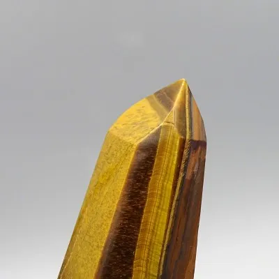 Polierte Tigeraugen-Mineralienkugel 327g, Namibia | MINERALS-STONES