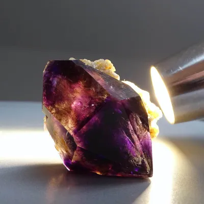 Ametyst Brandberg krystal 29,6g top kvalita, Namibie