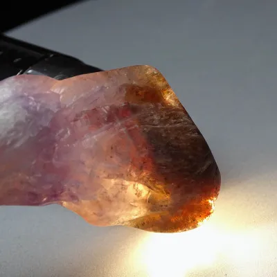 Auralite natürlicher polierter Kristall 44g, Brasilien, MINERALS-STONES