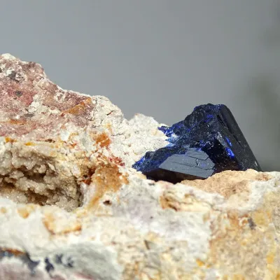 Azurite crystal in rock 237g, Morocco | MINERALS-STONES