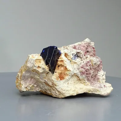 Azurite crystal in rock 237g, Morocco | MINERALS-STONES
