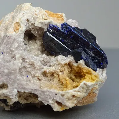 Azurit-Kristalle im Gestein 30g, Marokko | MINERALS-STONES