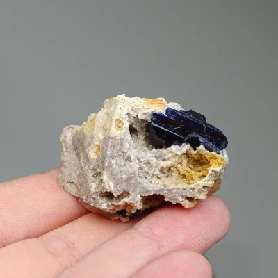 Azurit-Kristalle im Gestein 30g, Marokko | MINERALS-STONES