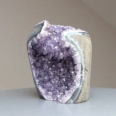 Amethyst natural druse 596g, Uruguay | MINERALS-STONES