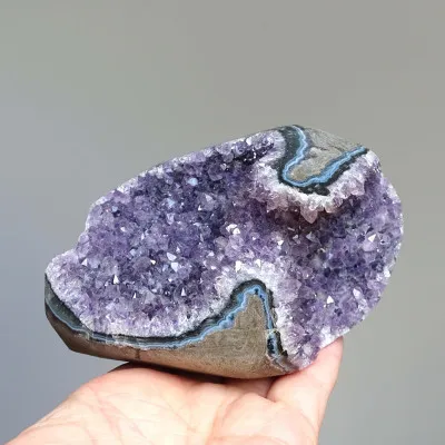 Amethyst natural druse 596g, Uruguay | MINERALS-STONES