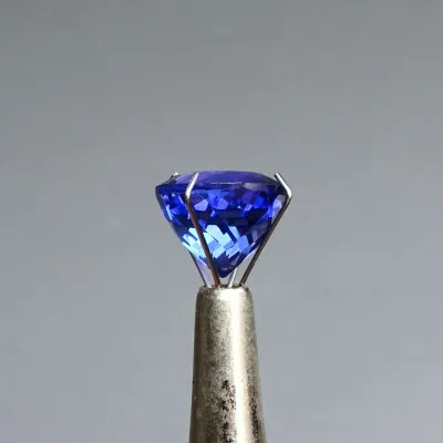 Tansanit Investition Edelsteinschliff 6,30ct, Zertifikat, Tansania