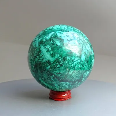 Malachit leštěný - koule 955g, Kongo | MINERALS-STONES®