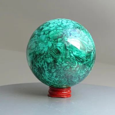 Malachit leštěný - koule 955g, Kongo | MINERALS-STONES®