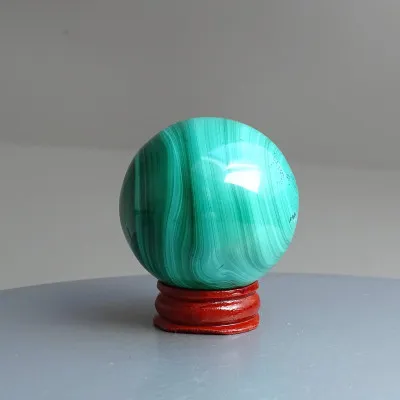 Malachit leštěný - koule 217g, Kongo | MINERALS-STONES®