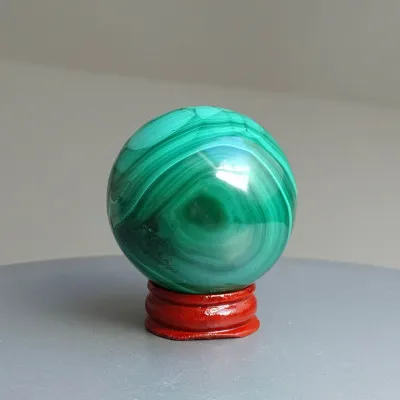 Malachit leštěný - koule 217g, Kongo | MINERALS-STONES®