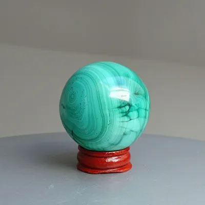 Malachite polished - sphere 217g, Congo | MINERALS-STONES