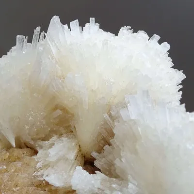 Scolecite on stilbite druse 1896g, India | Minerals-Stones