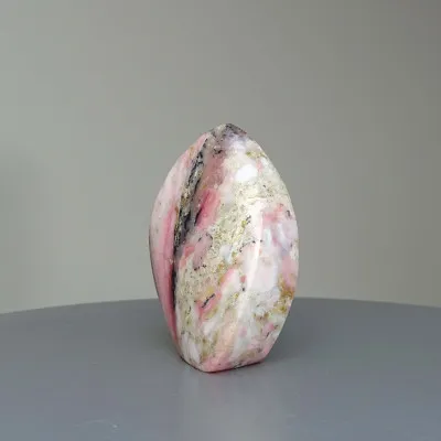 Andean pink opal polished 68g, Peru  | MINERALS-STONES