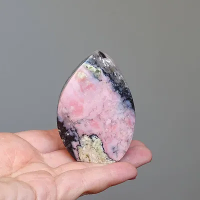 Andský růžový opál leštěný 112g, Peru  | MINERALS-STONES®