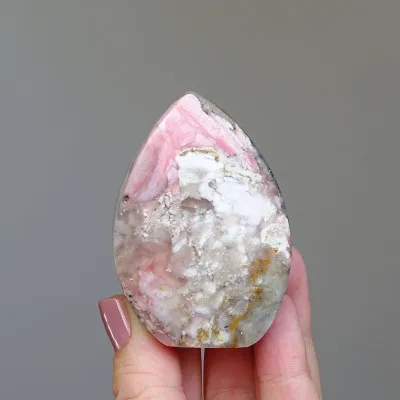 Andský růžový opál leštěný 112g, Peru  | MINERALS-STONES®