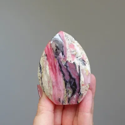 Andský růžový opál leštěný 121g, Peru  | MINERALS-STONES®