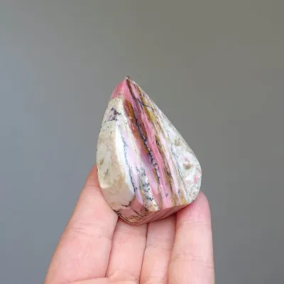 Andský růžový opál leštěný 71g, Peru  | MINERALS-STONES®