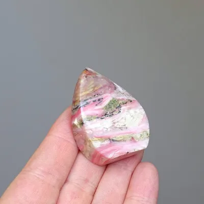 Andiner rosa Opal, poliert 31g, Peru | MINERALS-STONES