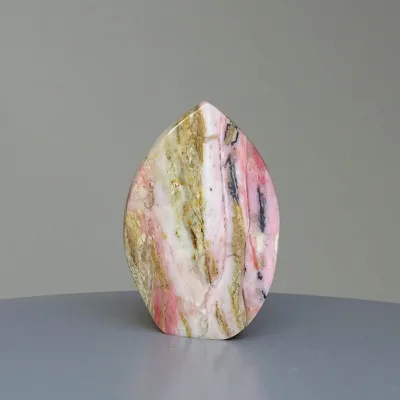 Andean pink opal polished 66g, Peru  | MINERALS-STONES
