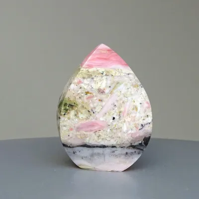 Andean pink opal polished 51g, Peru  | MINERALS-STONES
