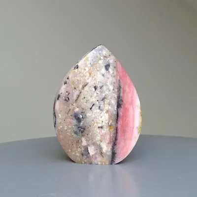 Andean pink opal polished 84g, Peru  | MINERALS-STONES