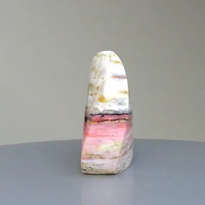 Andský růžový opál leštěný 49g, Peru  | MINERALS-STONES®