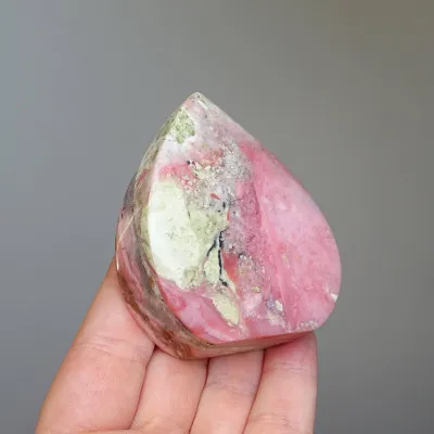 Andský růžový opál leštěný 131g, Peru|MINERALS-STONES®