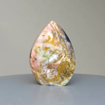 Andiner rosa Opal, poliert 94g, Peru | MINERALS-STONES