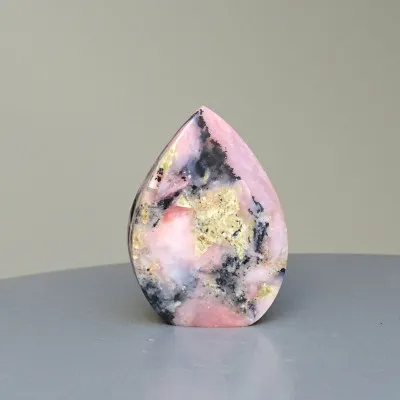 Andský růžový opál leštěný 27g, Peru|MINERALS-STONES®