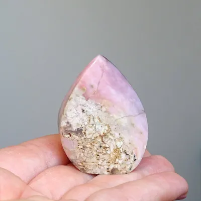 Andský růžový opál leštěný 27g, Peru|MINERALS-STONES®