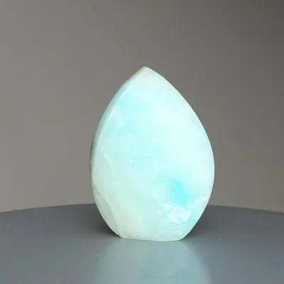 Andiner natürlicher blauer Opal, poliert 123g, Peru |MINERALS-STONES